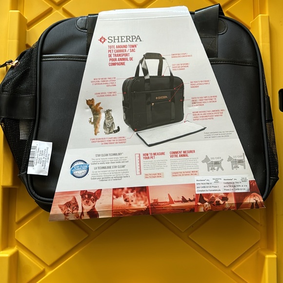 SHERPA TOTE AROUND TOWN PET CARRIER SZ SMALL - Picture 5 of 7